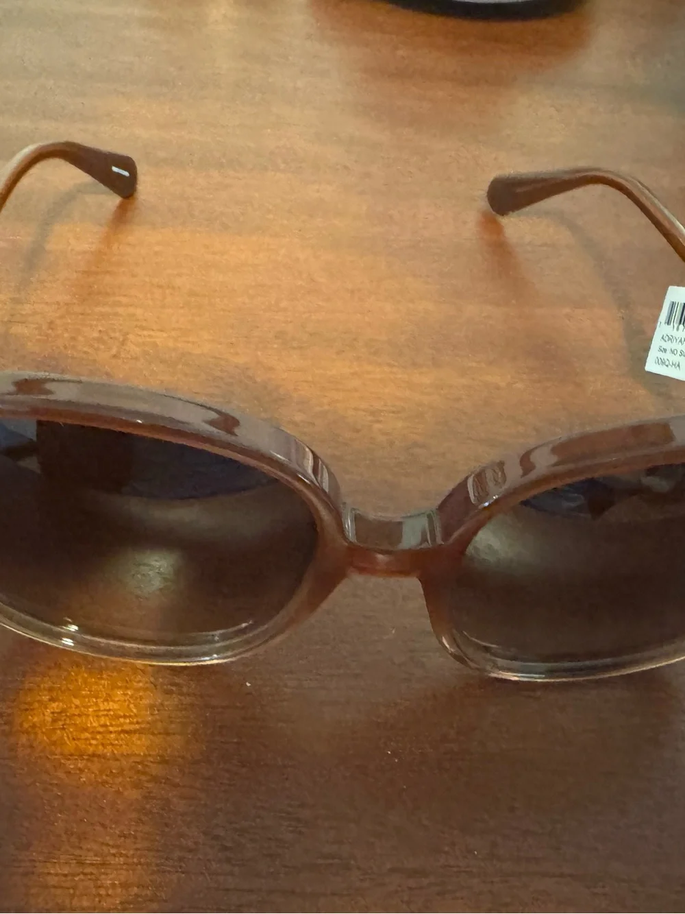 kate spade Oversized Round Sunglasses in Brown Gradient